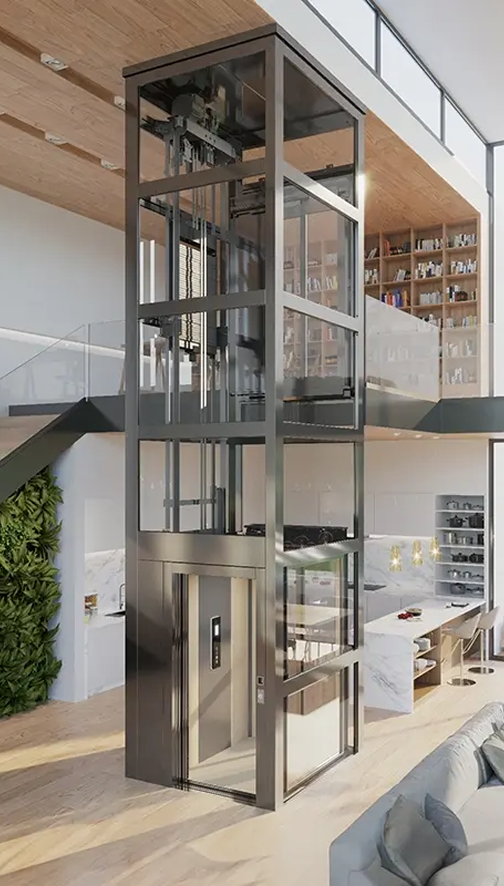 Rectangular H Lift Model Lift from Goldenhome Lifts